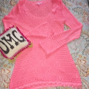 Lily Pulitzer Athena Crochet Tunic Sweater